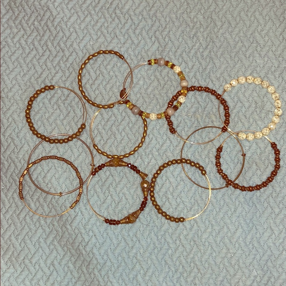 SOLD Alex and Ani Bracelets Set of 12